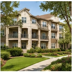 Garden-style apartment community