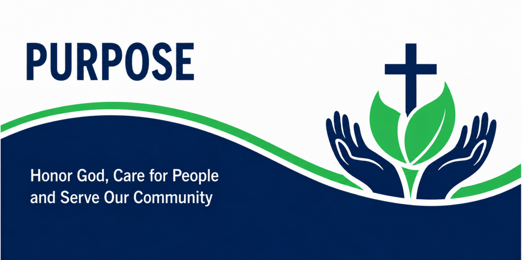 Strategic purpose: Honor God, Care for People and Serve Our Community